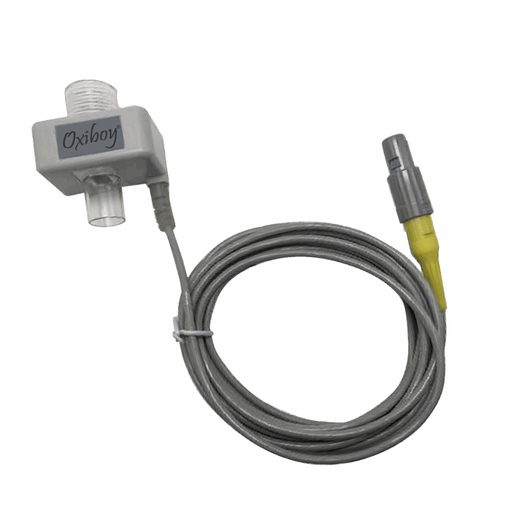 ETCO₂ and capnography sensors with sampling lines