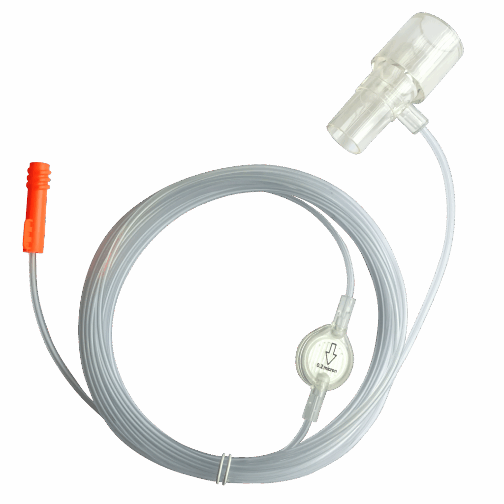 ETCO₂ and capnography sensors with sampling lines