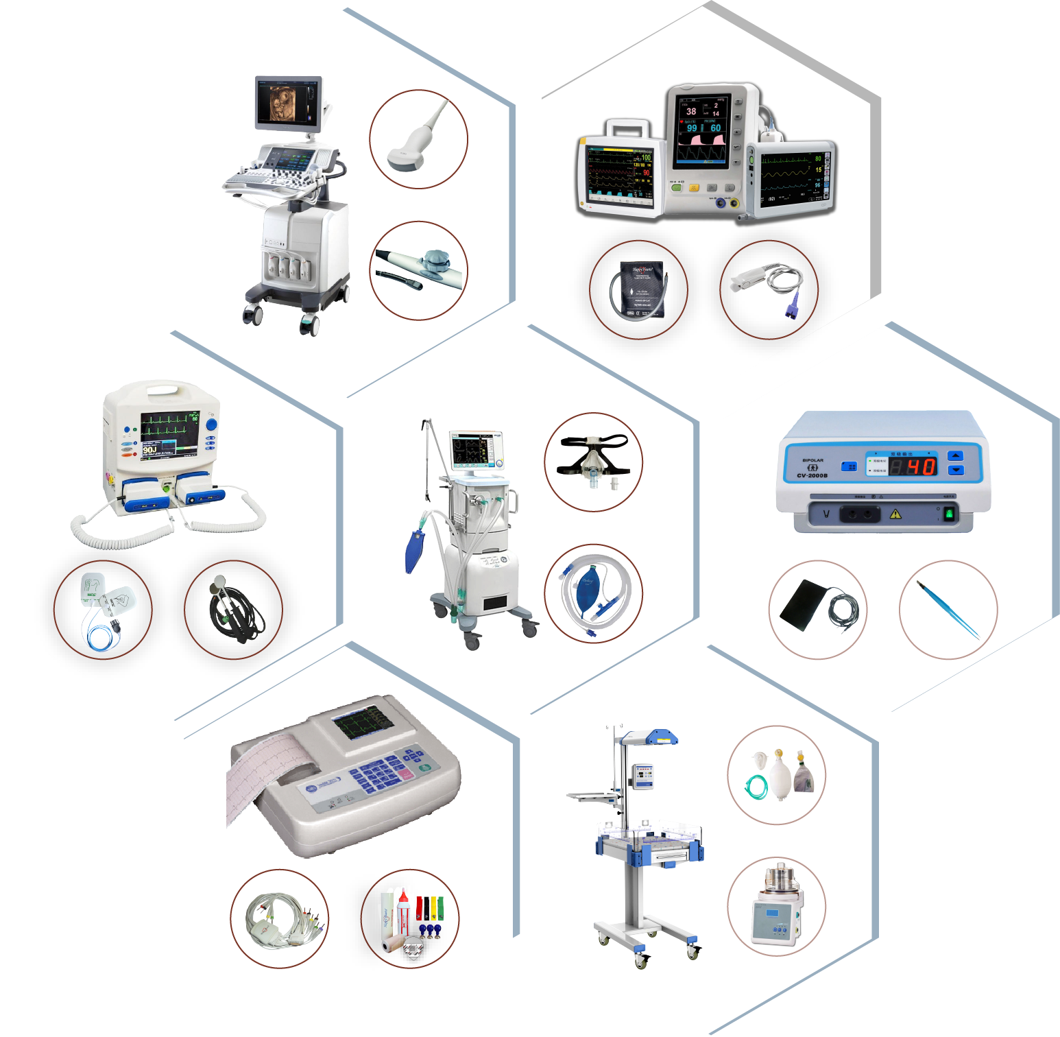 medical accessories and cables