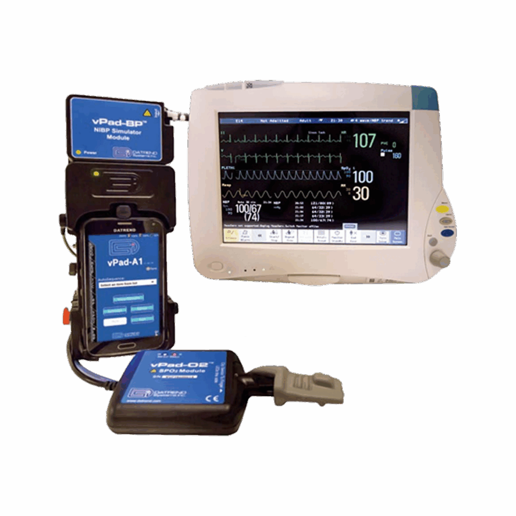 Datrend vPad-A1 Vital Signs Simulator – Front Display