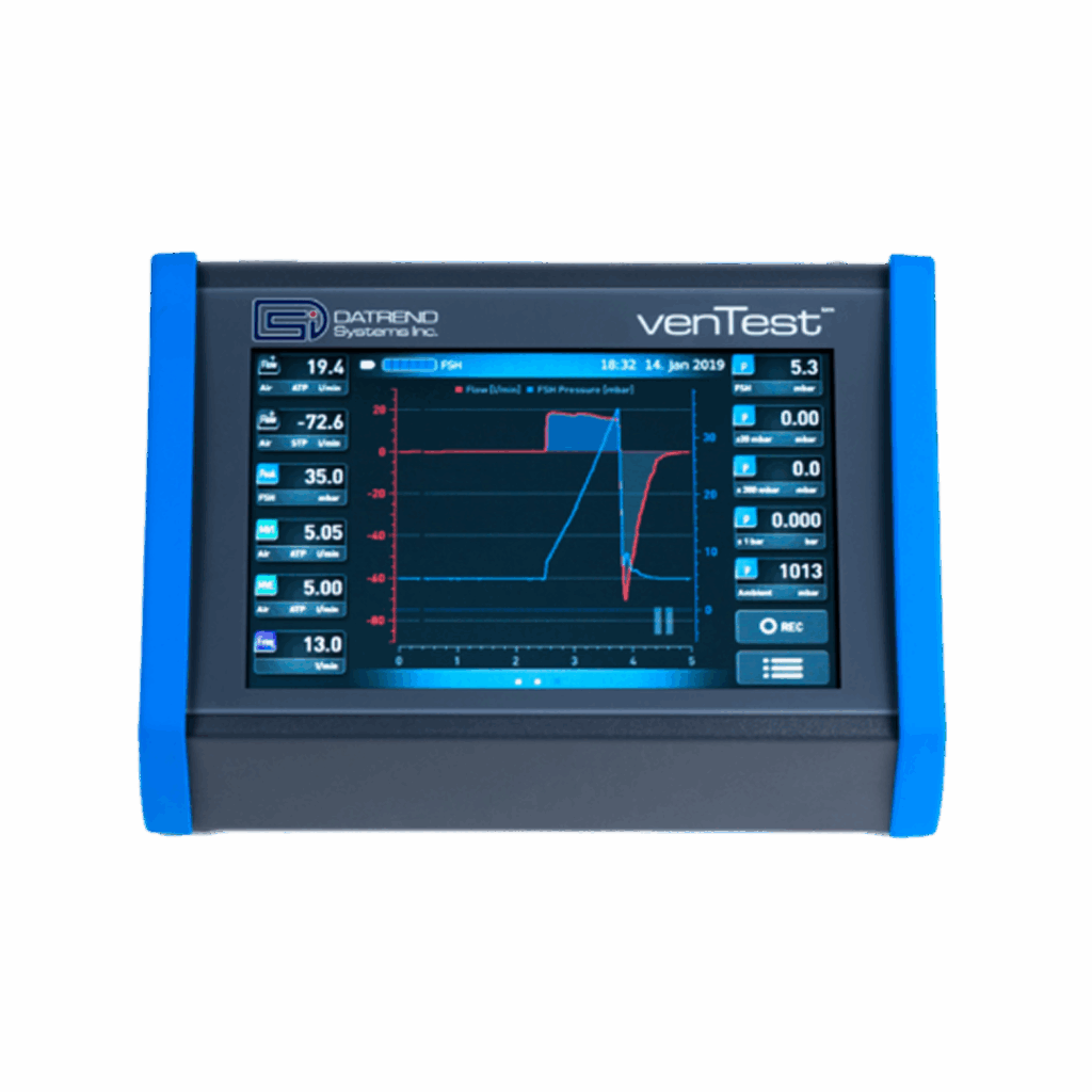 Datrend venTEST Gas Flow Analyzer – Front Interface